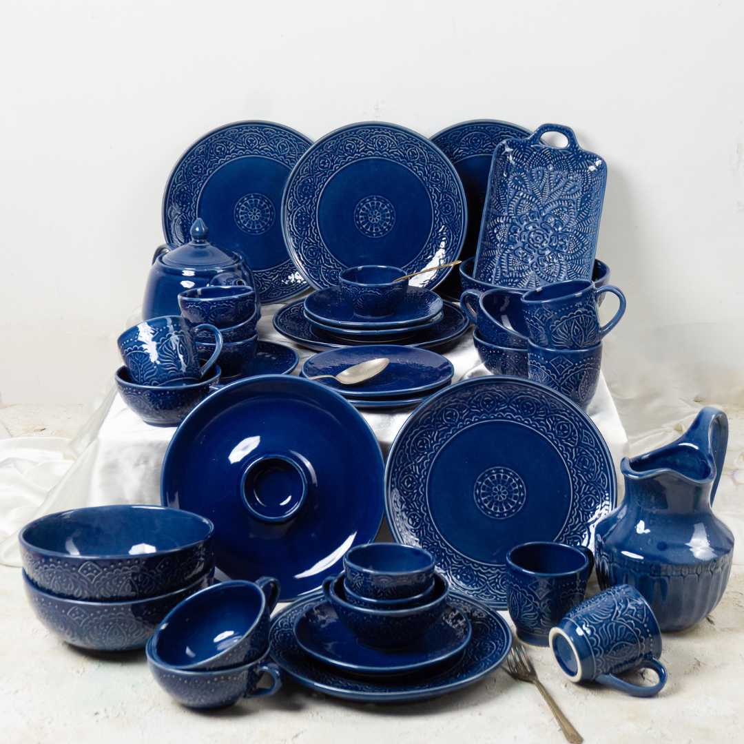 Venice Ceramic Dinner Set of 82 Pcs Amalfiee Ceramics
