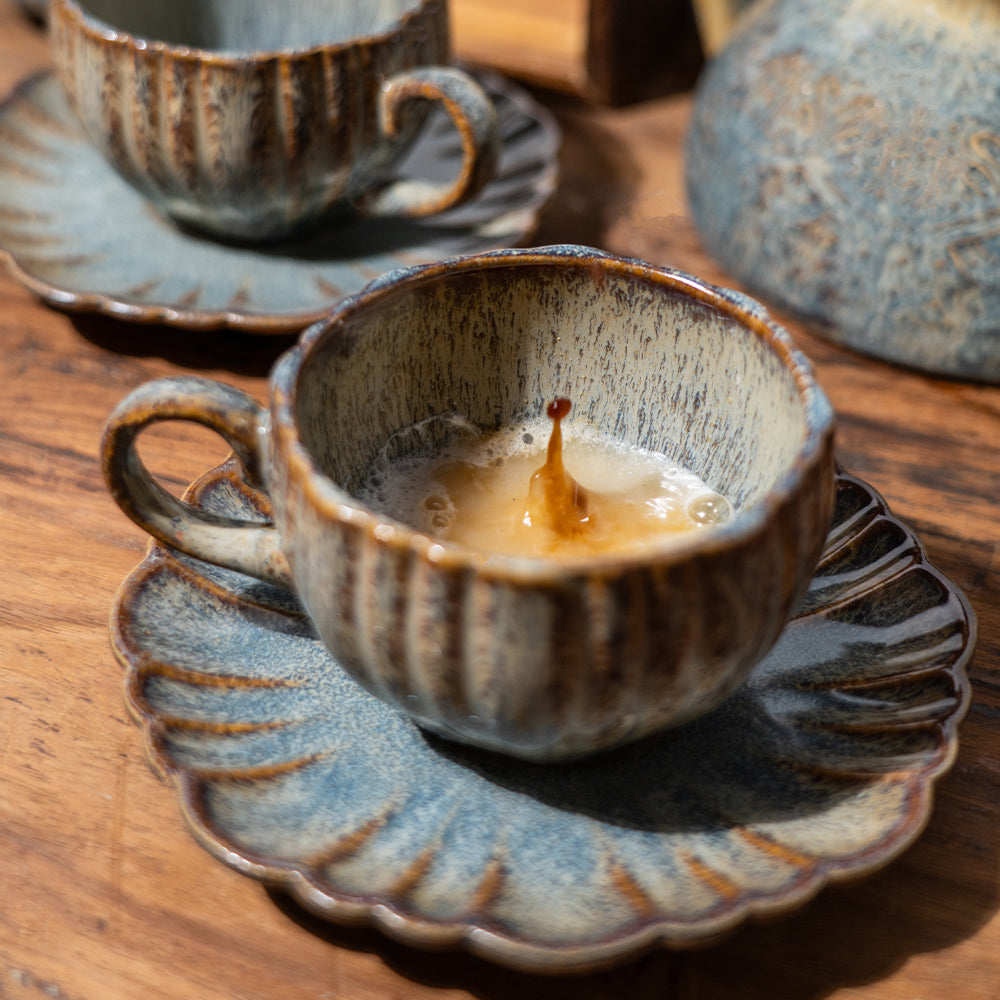 Oshin Exclusive Ceramic Cup & Saucer – Amalfiee Ceramics