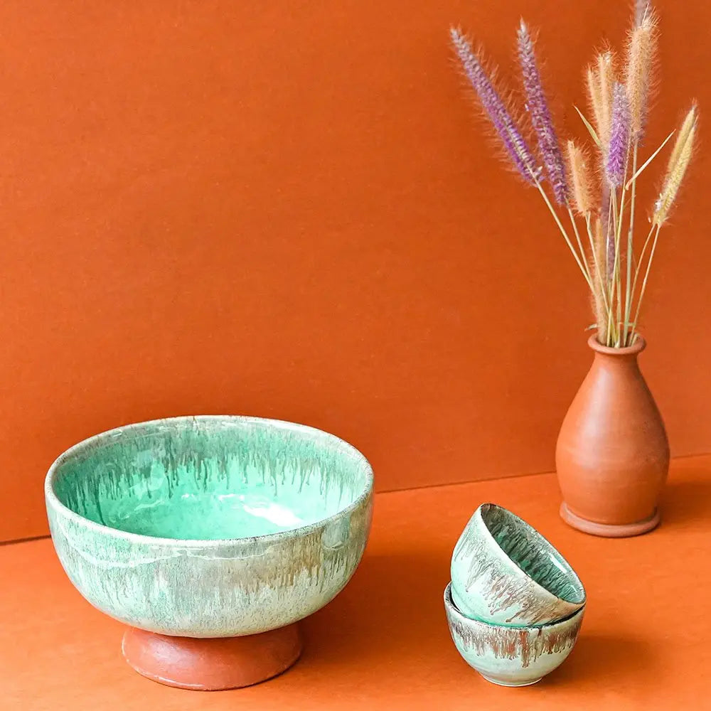 Peppermint Exclusive Ceramic Bowl Set of 3