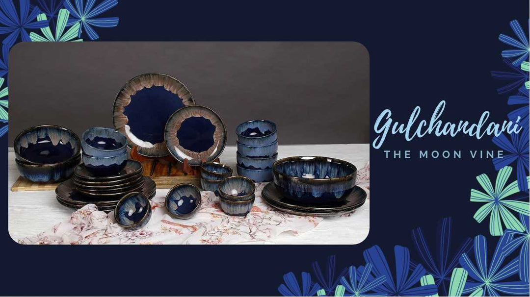 Gulchandani - The moon vine Amalfiee Ceramics