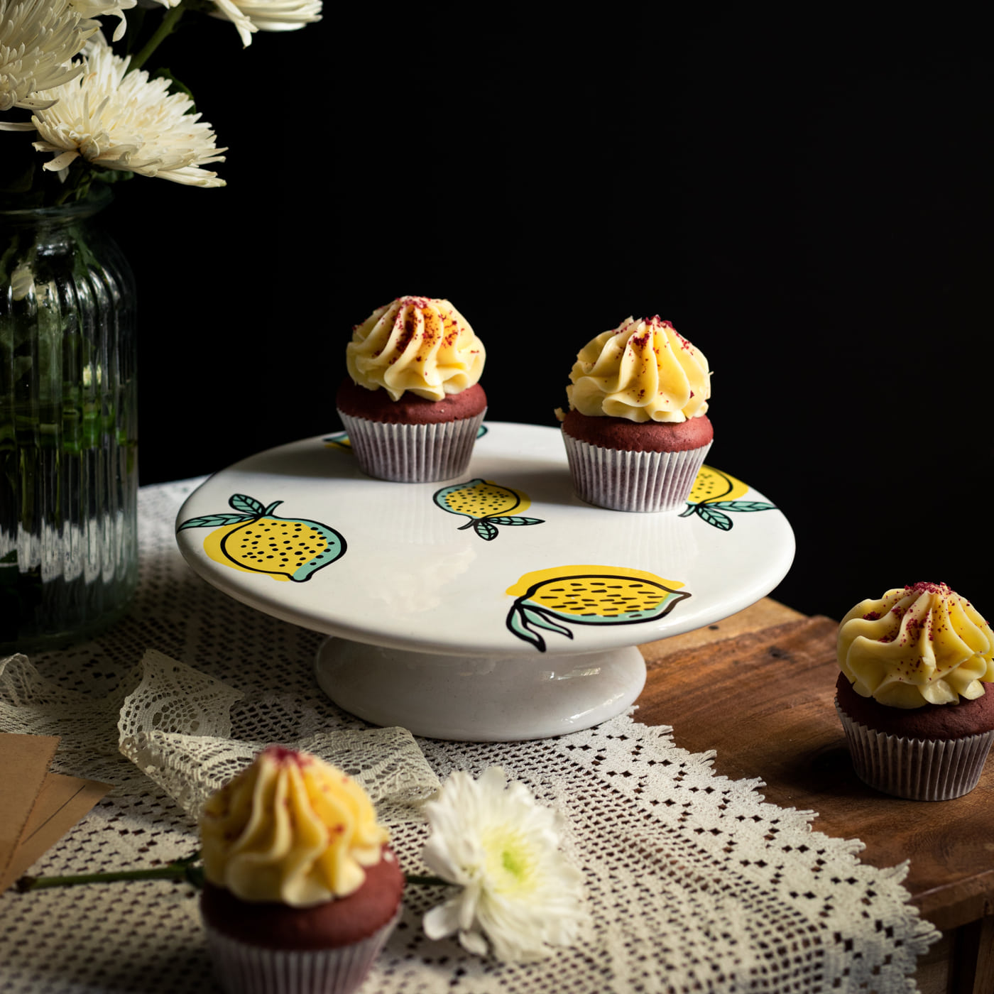 Zesty Lime Printed Ceramic Dinner Set of 34 pcs – Amalfiee dining collection