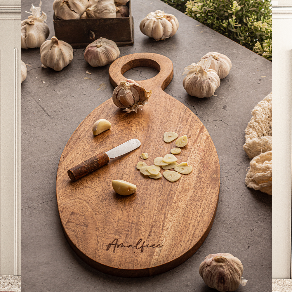 Dastkari Premium Ellipse Wooden Chopping Board Large