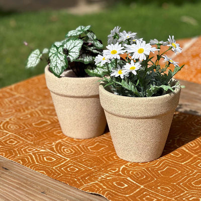 Garden Gleams White Planter Pot Set of 2