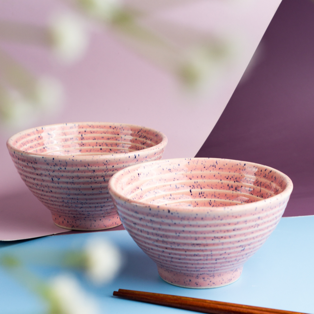 Roseate Astonishing Ceramic Dinner Set of 16 Pcs