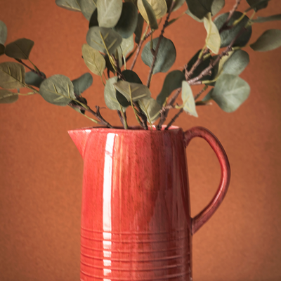 Amalfiee Studio Pottery Handmade Large Ceramic Jug Vase