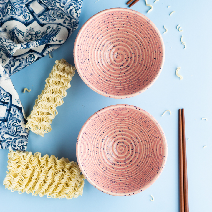 Roseate Astonishing Ceramic Dinner Set of 8 Pcs