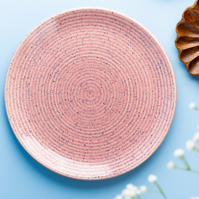 Roseate Premium Ceramic Quarter Plates Set of 2