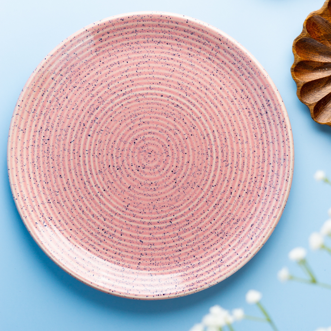 Roseate Premium Ceramic Quarter Plates