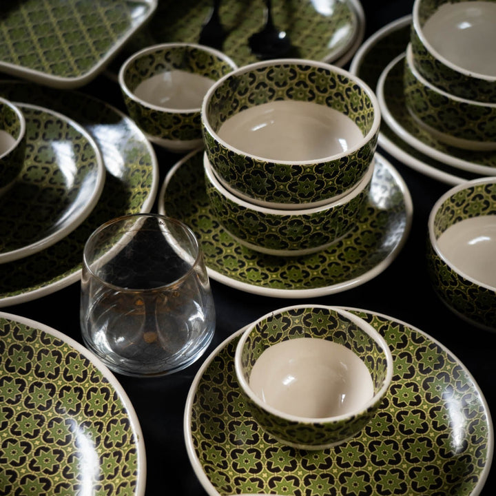 Aneeza Printed Ceramic Dinner Set of 36 pcs