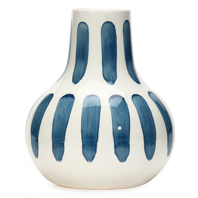 Amalfiee Studio Pottery Handmade Ceramic Blue Bottle Vase