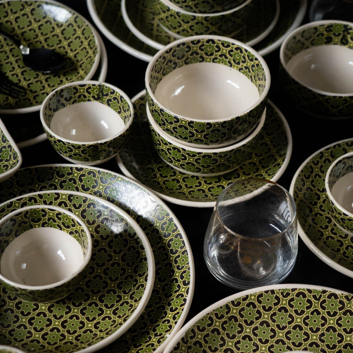 Aneeza Printed Ceramic Dinner Set of 28 pcs