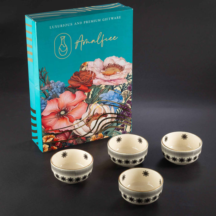 Shatranj Premium Ceramic Bowls Luxury Gift Box
