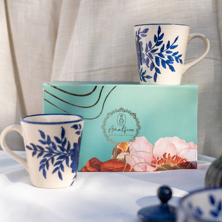 Sanaah Handpainted Premium Mugs Luxury Gift Set