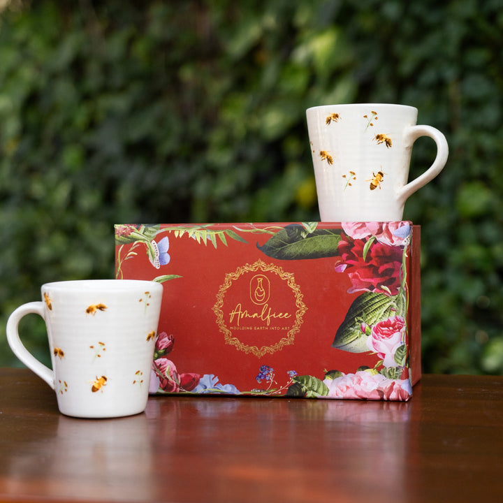 Honeybee Premium Mugs Luxury Gift Set