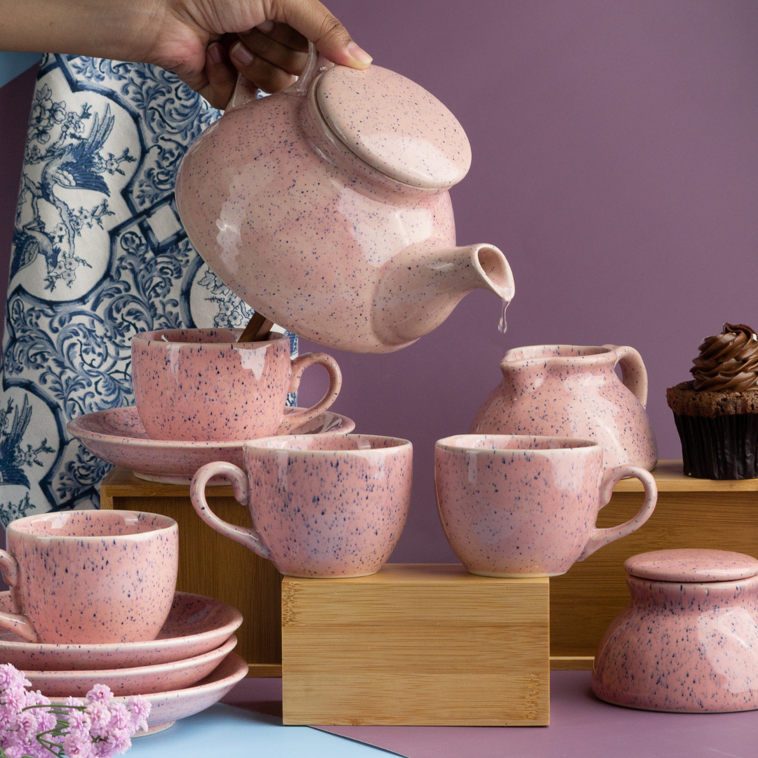 Roseate Exclusive Ceramic Tea Cup & Saucer