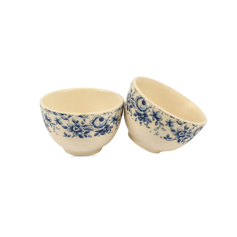 Neelambar Floral Ceramic Portion Bowls
