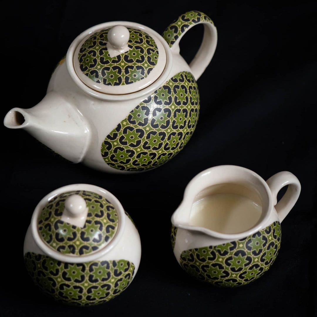 Aneeza Printed Ceramic Tea Set