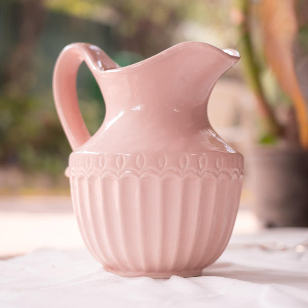 Blush Pink Premium Ceramic Jug