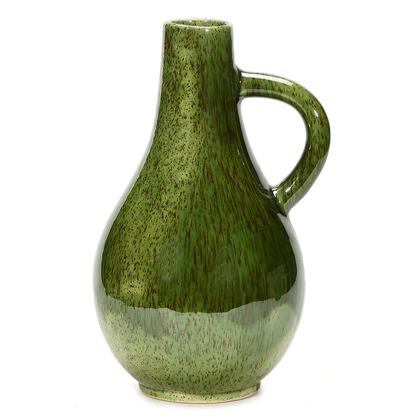 Amalfiee Studio Pottery Handmade Ceramic Green Vase