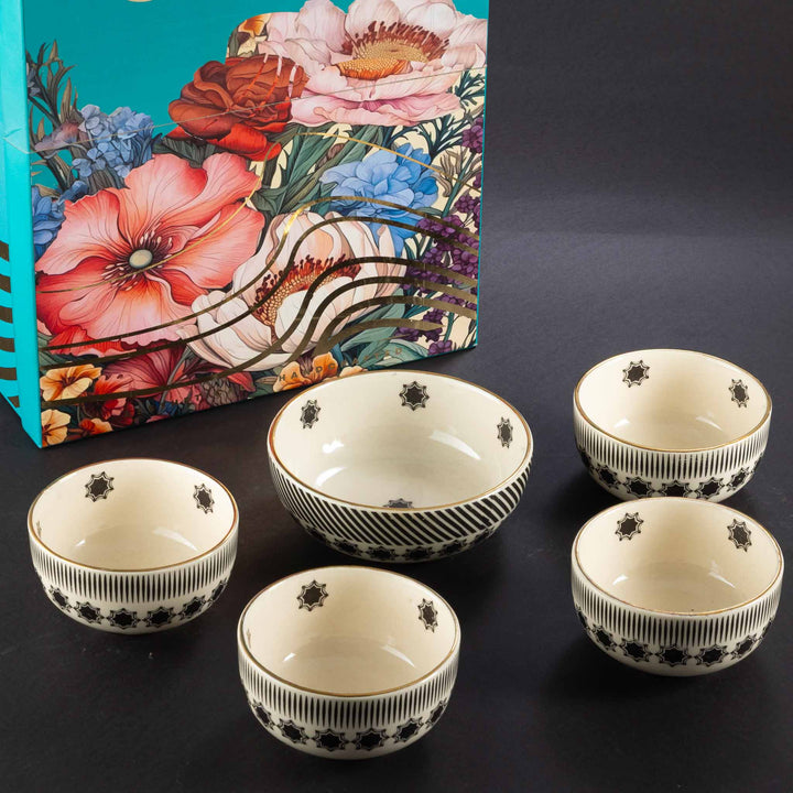 Shatranj Maharaja Premium Ceramic Bowls Luxury Gift Box