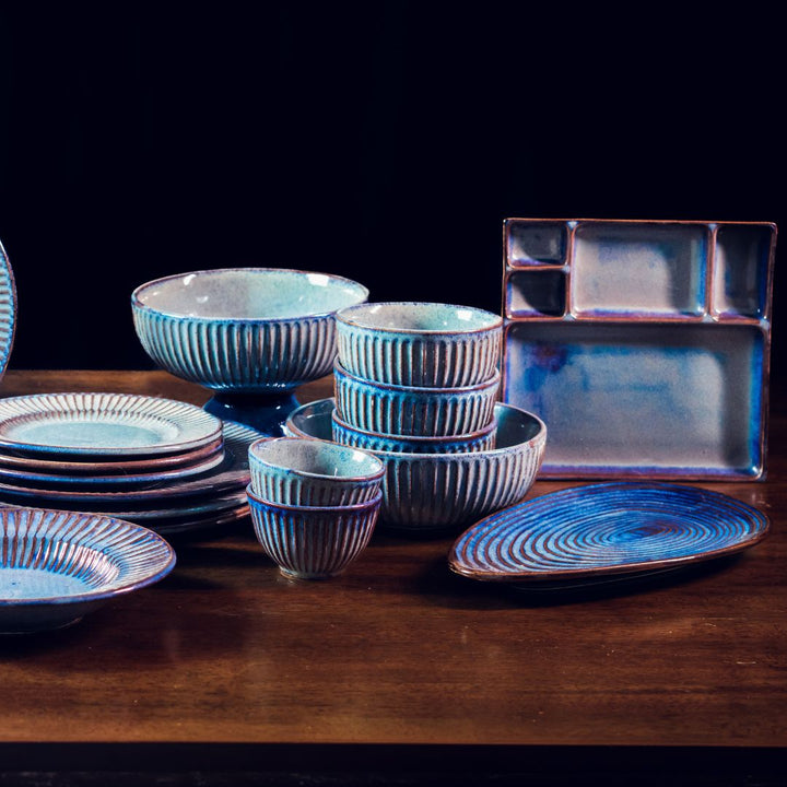 Aadhira Ceramic Dinner Set of 21 pcs