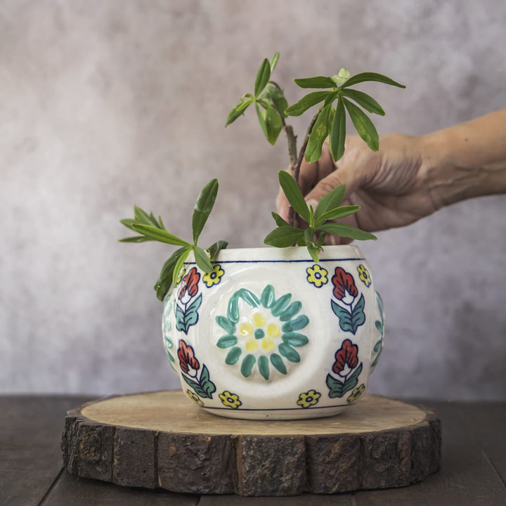 Garden Gleams Pattern Planter Pot