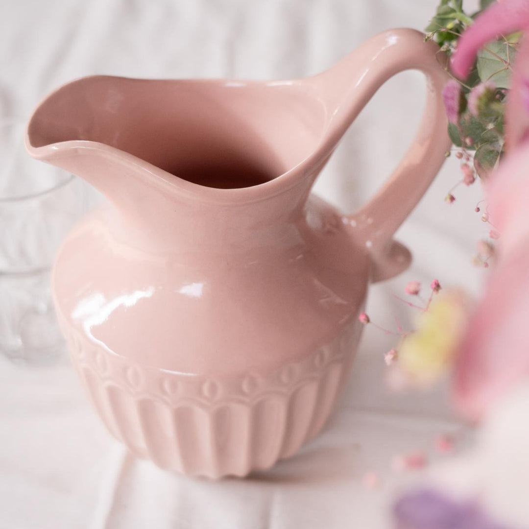Blush Pink Premium Ceramic Jug