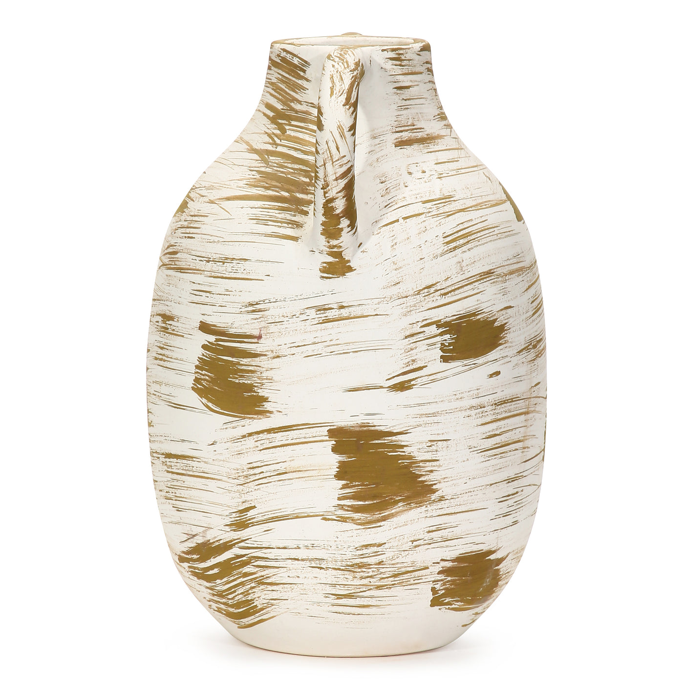 Amalfiee Studio Pottery Handmade Ivory Terracotta Vase