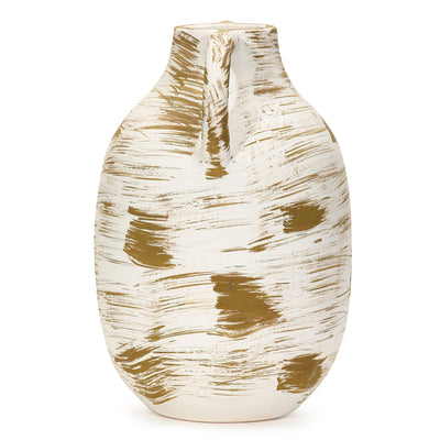 Amalfiee Studio Pottery Handmade Ivory Terracotta Vase