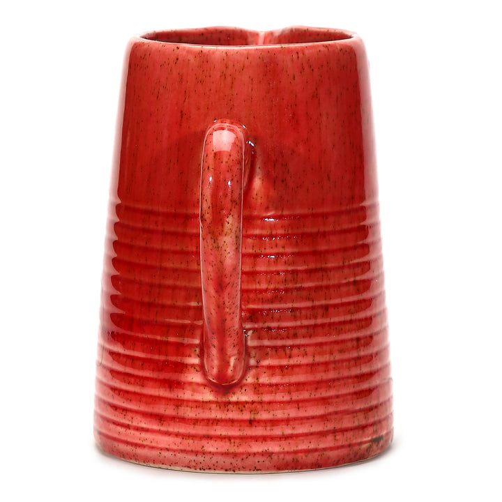 Amalfiee Pink Studio Pottery Handmade Large Ceramic Jug Vase