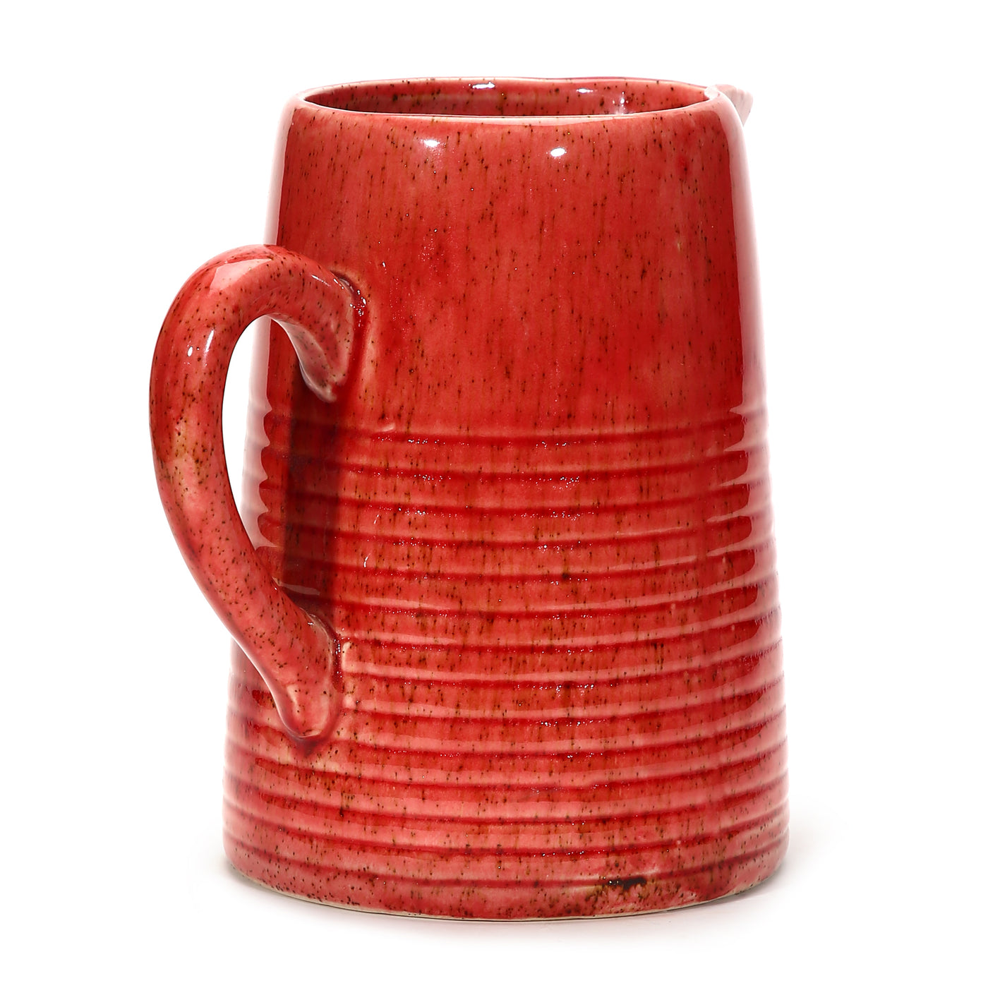 Amalfiee Pink Studio Pottery Handmade Large Ceramic Jug Vase