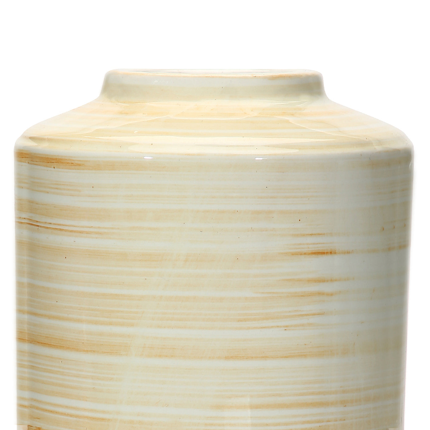 Amalfiee Studio Pottery Handmade Medium Ceramic Orange Spiral Vase