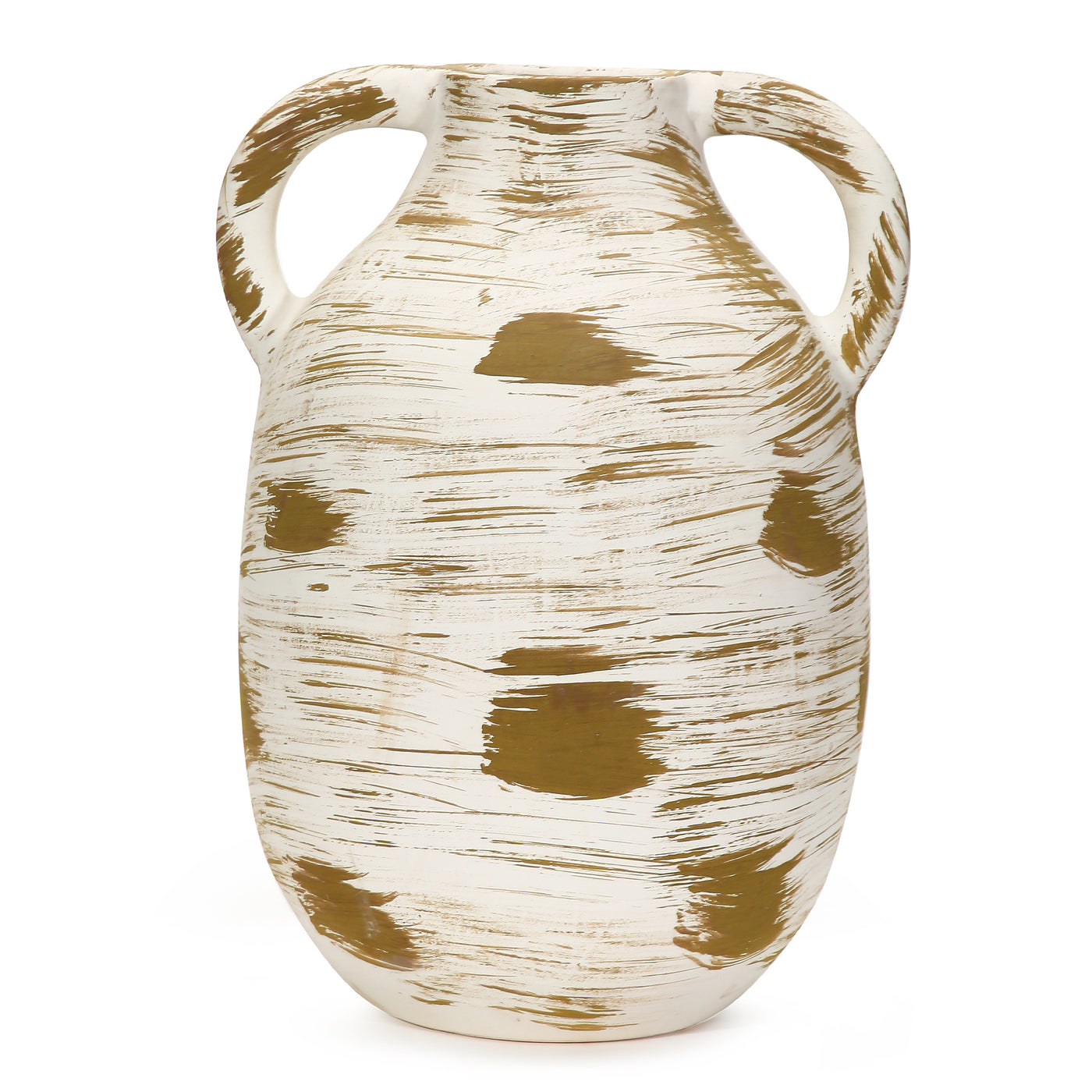 Amalfiee Studio Pottery Handmade Ivory Terracotta Vase