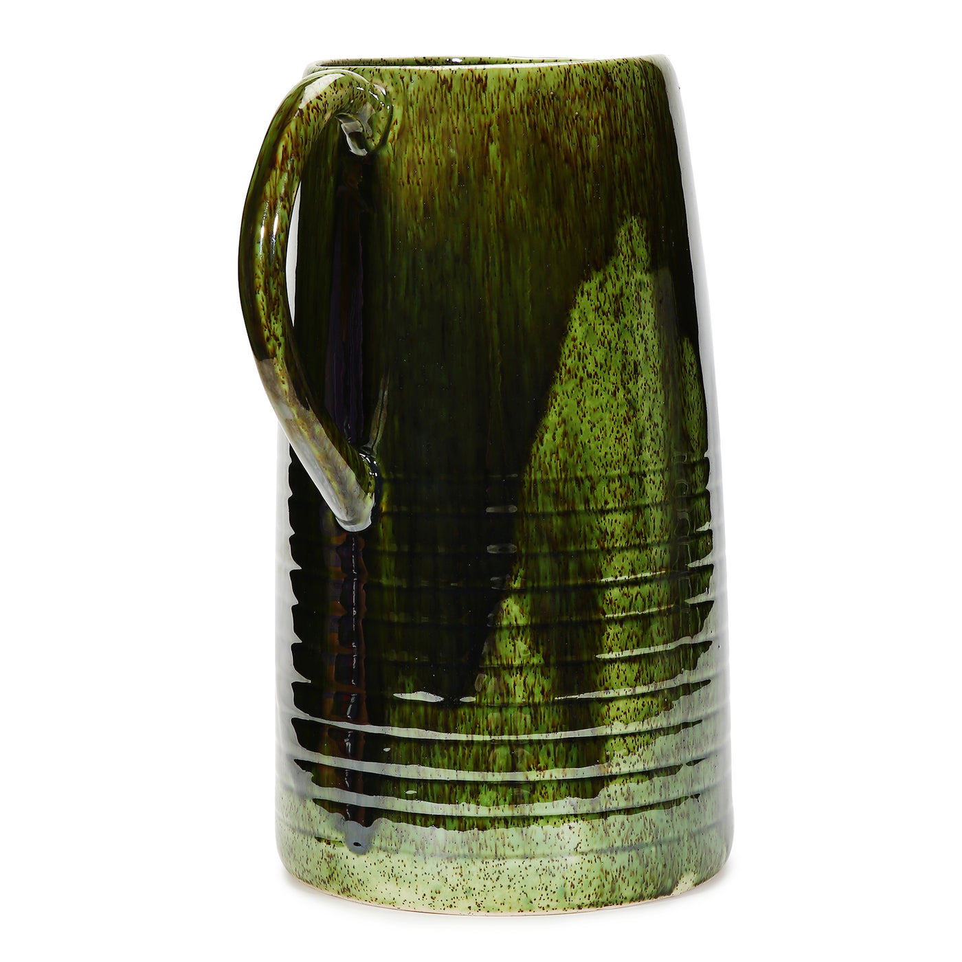 Amalfiee Green Studio Pottery Handmade Large Ceramic Jug Vase