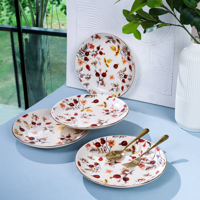 Anaara Floral Printed Dinner Set of 12 pcs