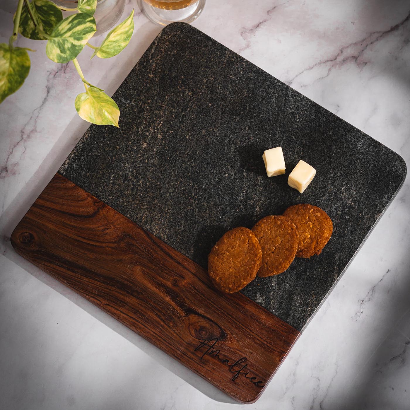 Marbluxe Square Chopping and Serving Board