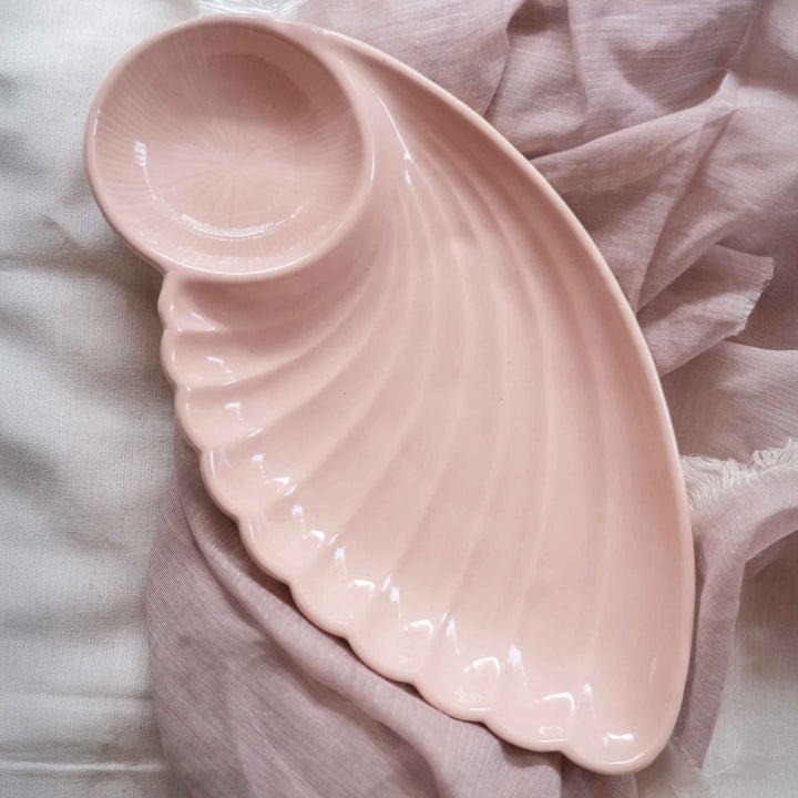 Blush Pink Artisanal Ceramic Dinner Set of 28 pcs