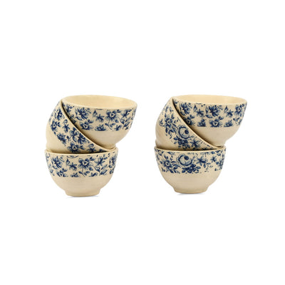 Neelambar Floral Ceramic Dinner Set of 21 Pcs