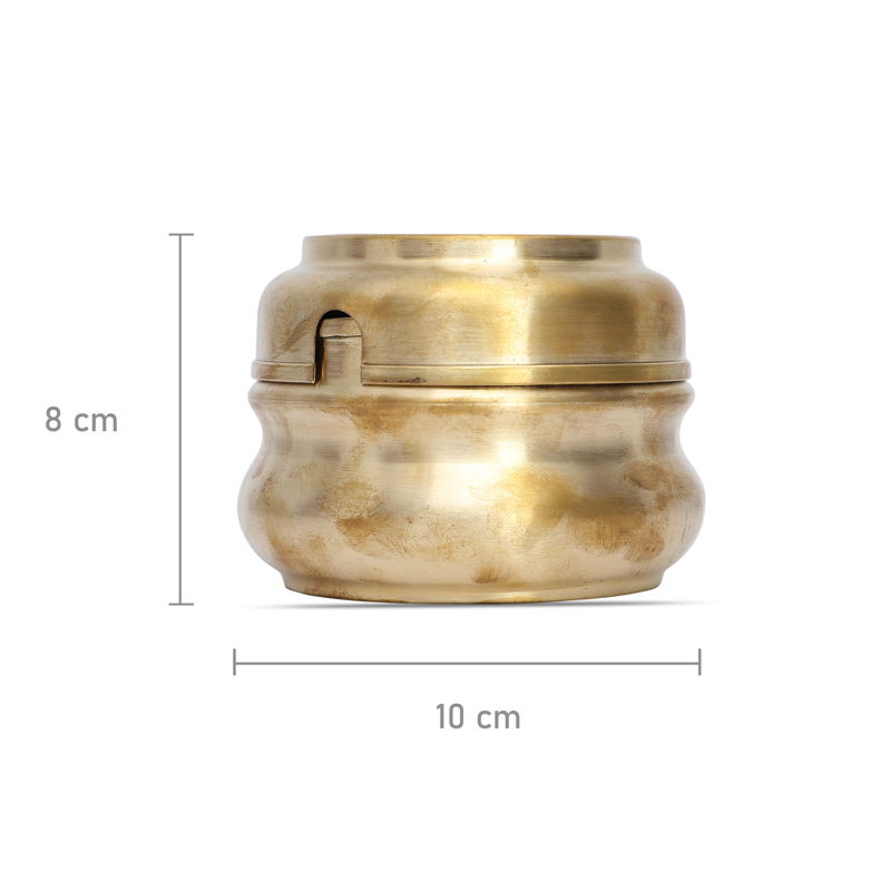Kansa Premium Bronze Ghee Box