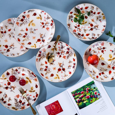 Anaara Floral Printed Dinner Set of 36 pcs