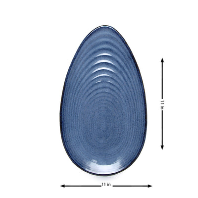 Saanjh Ceramic Oval Platter