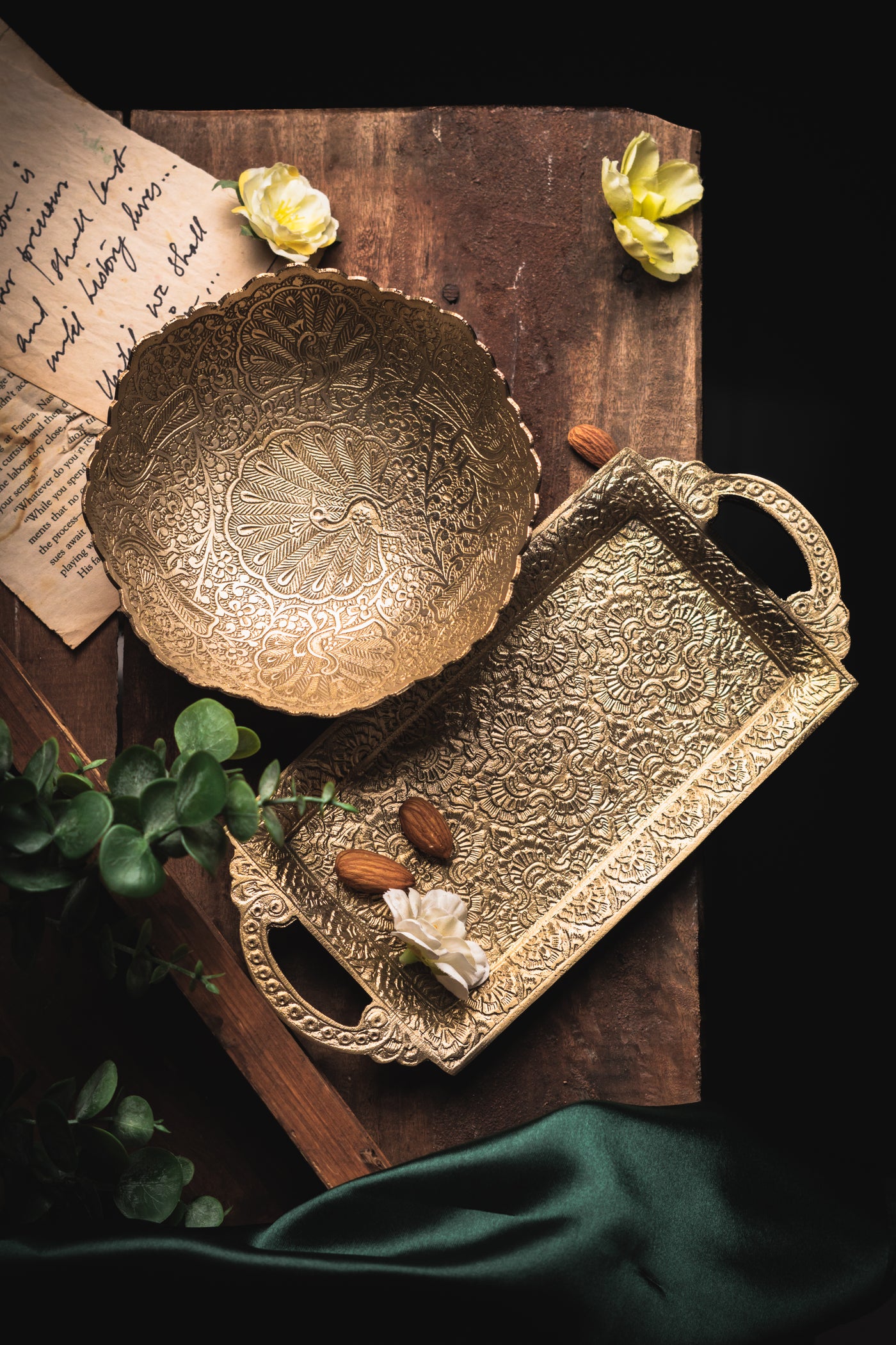 Brass Premium Peacock Bowl