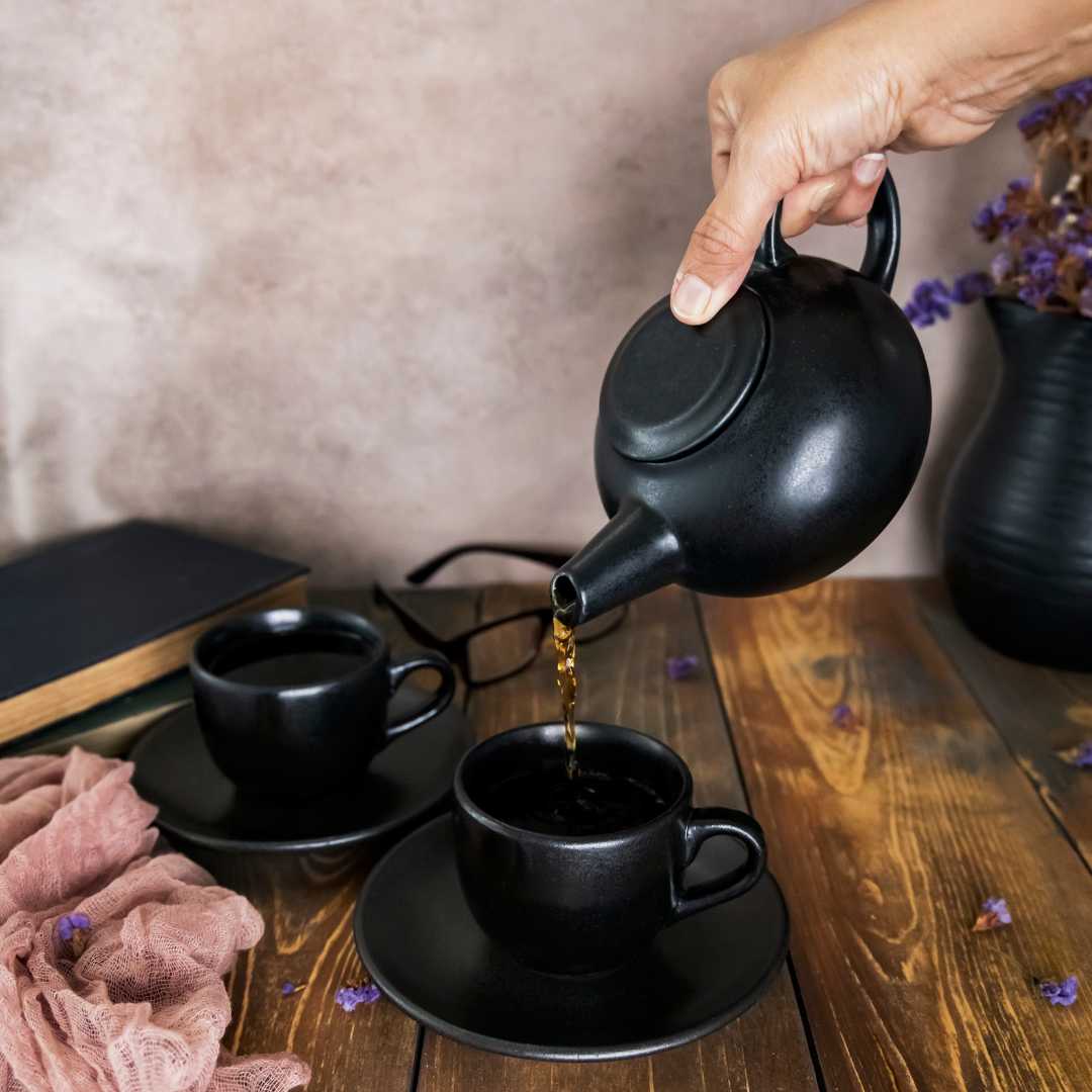 Aamaya Enchanting Ceramic Tea Essentials of 13 Pieces Amalfiee Ceramics