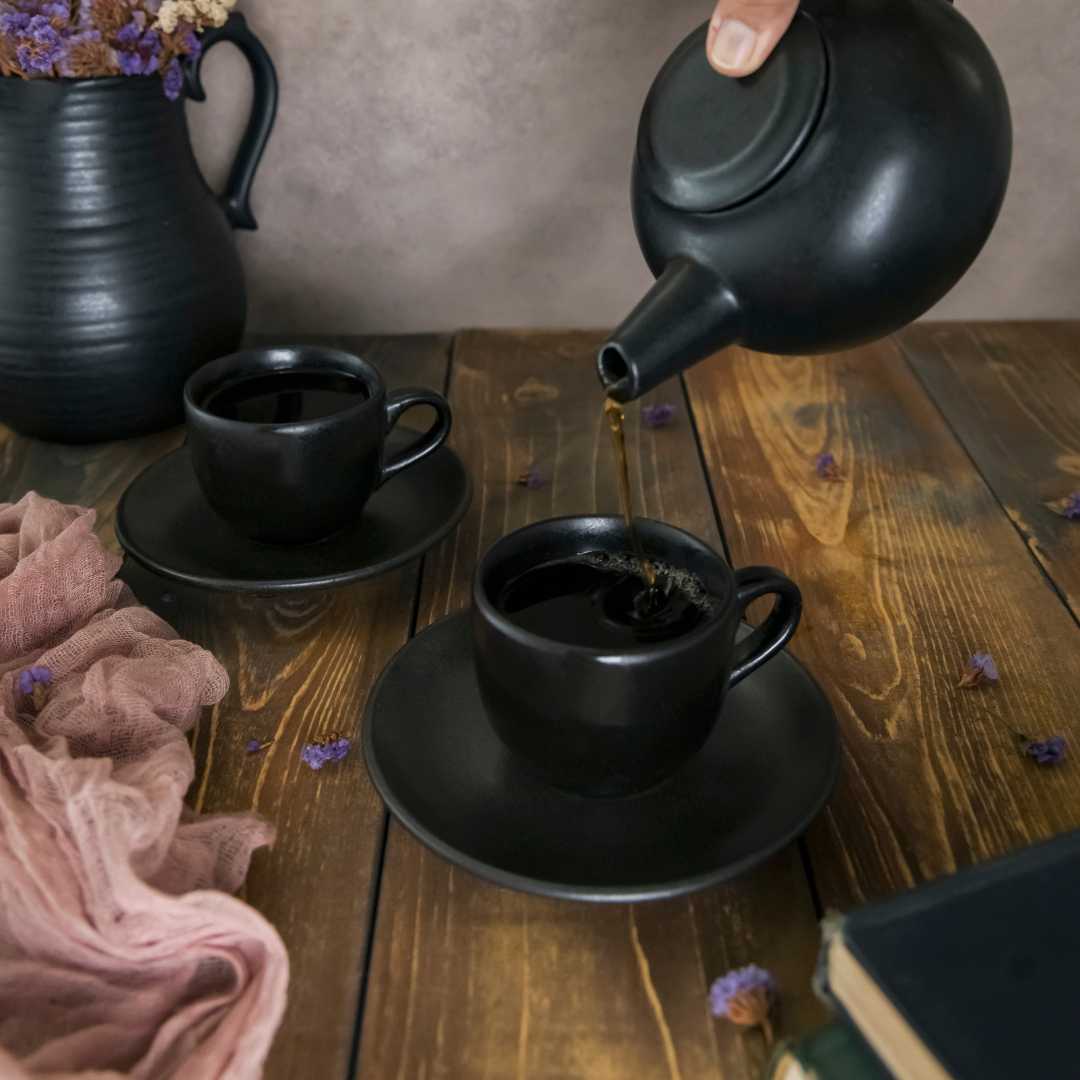 Aamaya Enchanting Ceramic Tea Essentials of 13 Pieces Amalfiee Ceramics