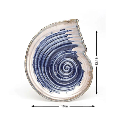 Gulchandani Ceramic Serving Shell Platter
