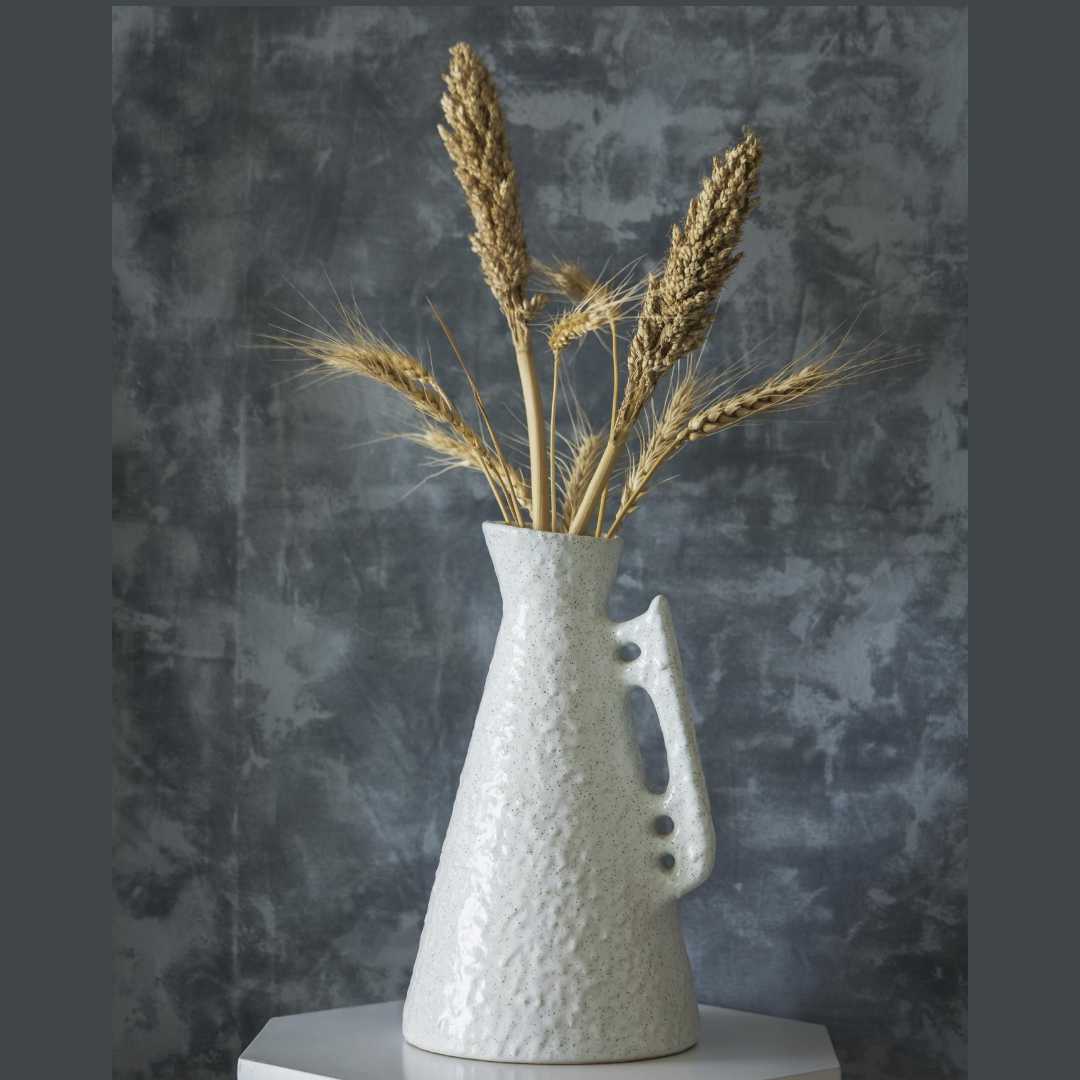 Amalfiee Handmade Exclusive White Ceramic Vase Amalfiee Ceramics