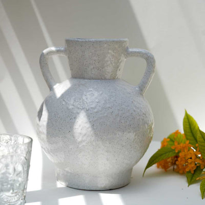 Amalfiee Premium White Ceramic Vase Amalfiee Ceramics