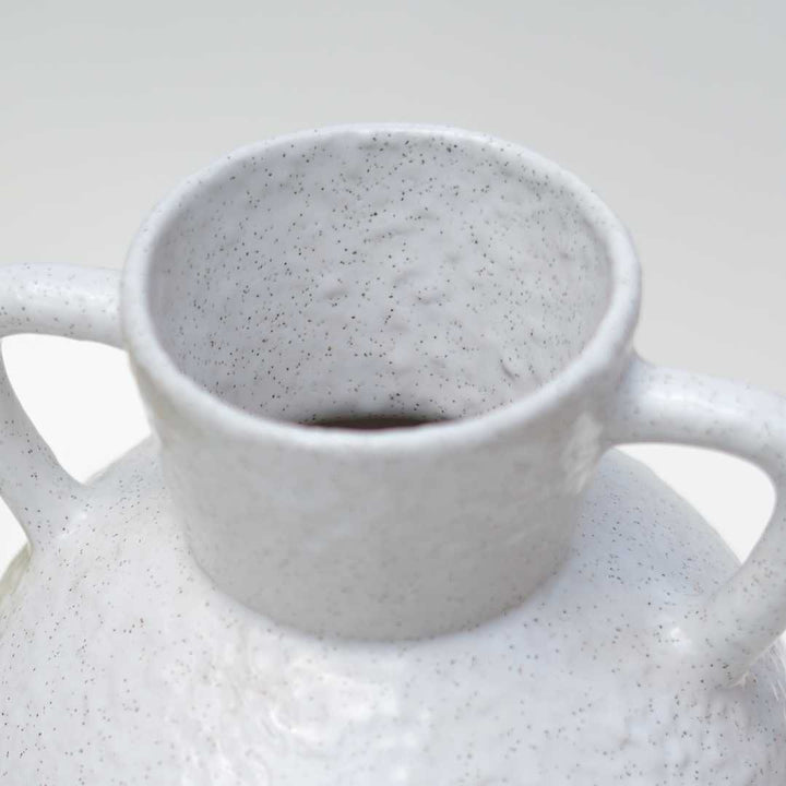 Amalfiee Premium White Ceramic Vase Amalfiee Ceramics