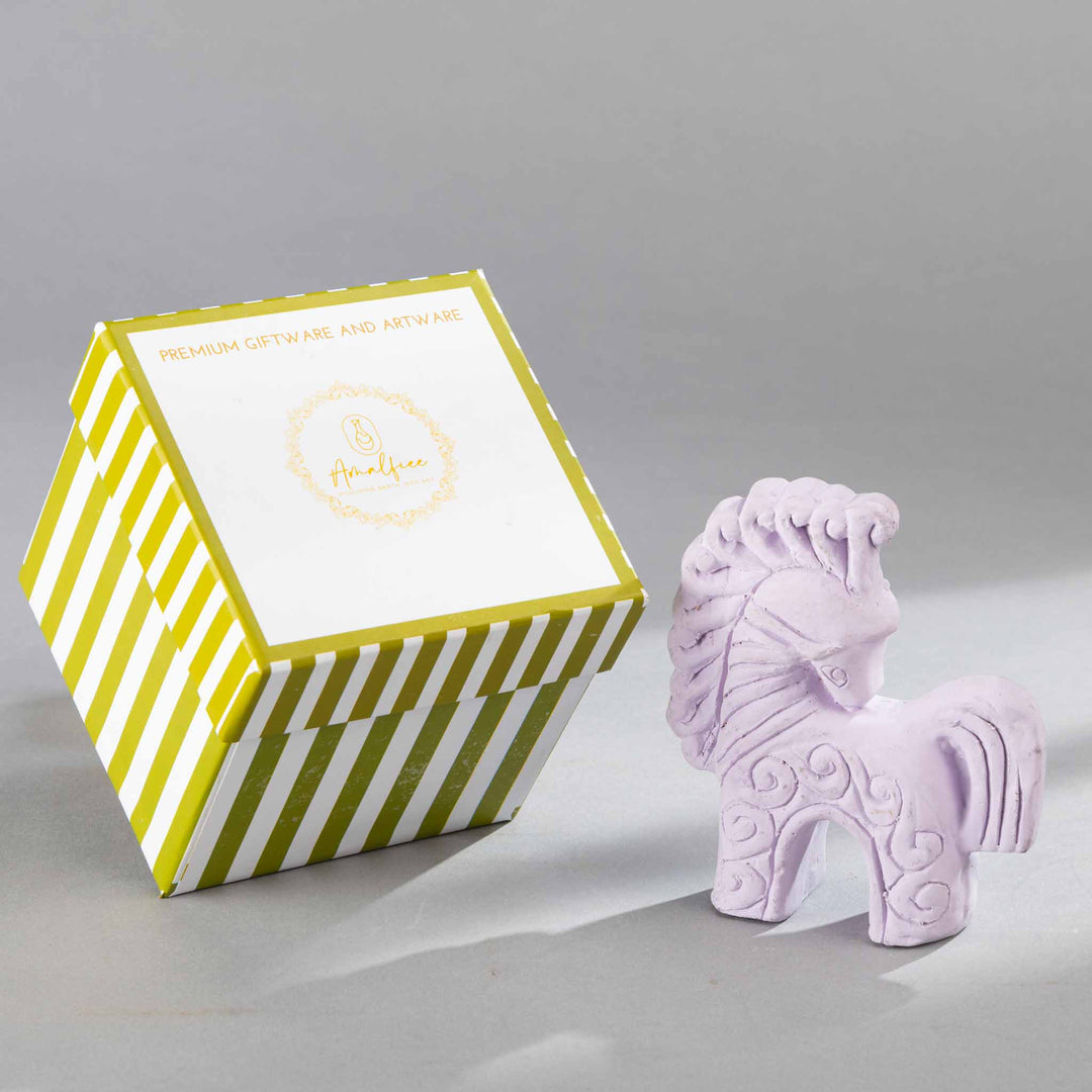 Mini Horse Amalfiee Terracotta Trinkets Box Luxury Gifting
