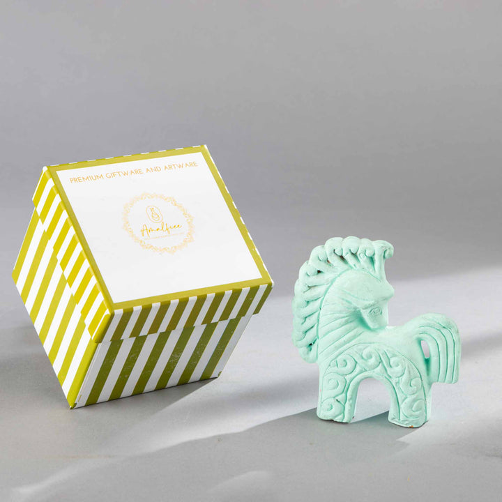Mini Horse Amalfiee Terracotta Trinkets Box Luxury Gifting